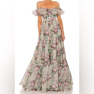 Selkie Floral Romance Novel Dress